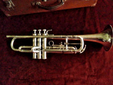 Rare 1948/9 Vintage true French  Besson Orchestral Trumpet British /.460 bore SP
