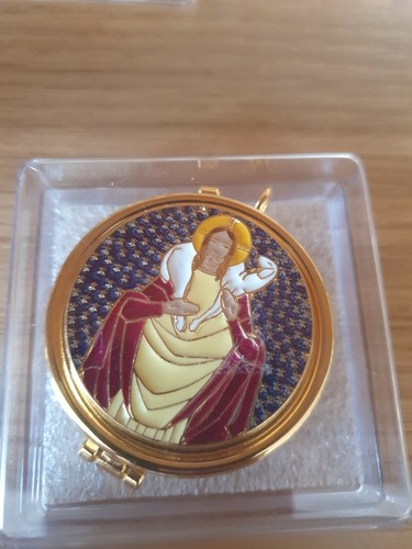 Brass pyx come holy - pyx,