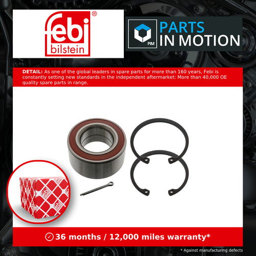Wheel bearing kit fits - wheel,