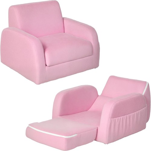 Homcom kids sofa bed - kids,