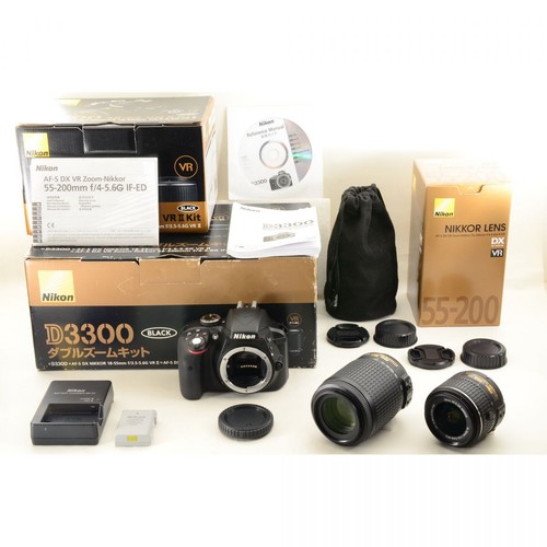 Nikon d3300 dslr camera black - d3300,