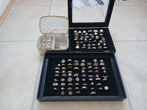 Carat gold rings - to,