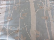 2 x 70cm LAURA ASHLEY Duck Egg Blue Cottonwood FABRIC Remnant