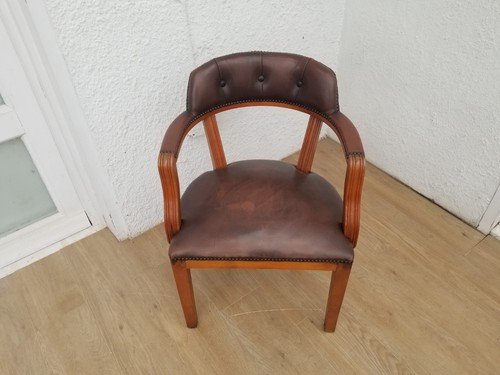 Vintage brown leather captains - vintage,