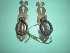 PAIR OF ANTIQUE WARDROBE HANDLES