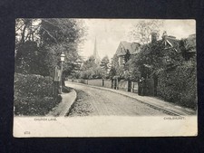 Church Lane Chislehurst Kent Vintage Postcard A24