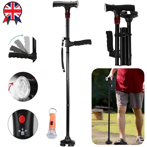 Elder folding walking stick - elder,