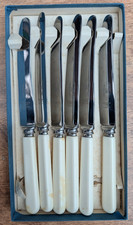 Vintage Set 6 x Faux Bone