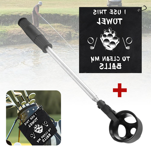 Telescopic golf ball - telescopic, retriever
