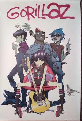 Vintage gorillaz eye lp1027 - gorillaz,