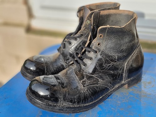 British army parade boots - british,