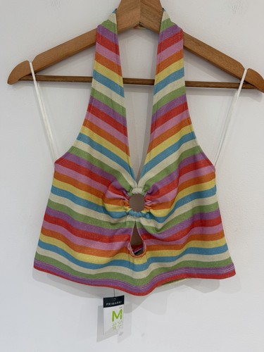 Primark rainbow stripe glitter - rainbow,
