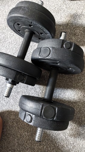 Black dumbbell 6kg pair - 6kg,
