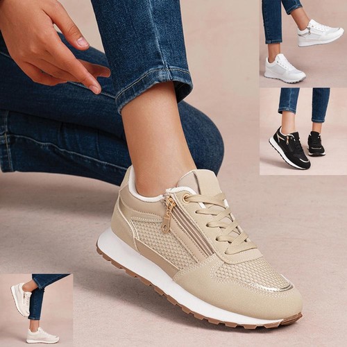 Ladies lace comfy - up, trainers