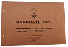 Maserati Indy AM116 Original Illustrated Spare Parts Manual 1960s/70s