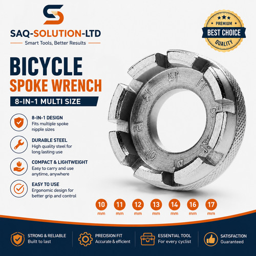 Spoke key wrench way - wrench, 8
