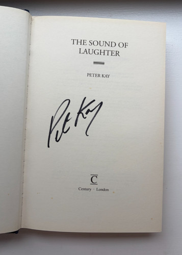 Peter kay hand signed - peter,