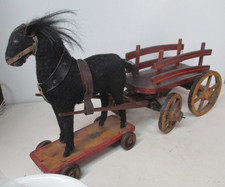 Old Platform Horse w Wood