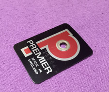 Vintage Premier red P badge w/