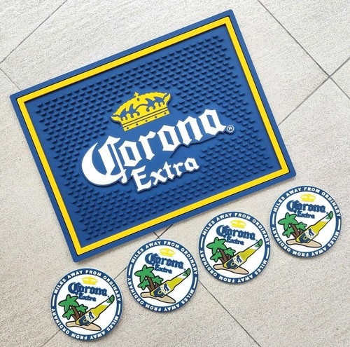 Corona extra rubber bar mats - rubber,