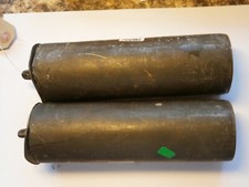 2 BRASS LEAD FILLED   LONGCASE CLOCK WEIGHTS C1740