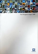 Peugeot Car Range Brochure 1998
