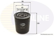 Oil Filter - Supersedes EOF161  To Fit Carbodies FX Fairway 87->96, Fiat 241 76-