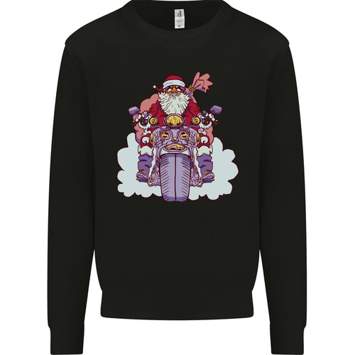 Biker santa christmas - santa,