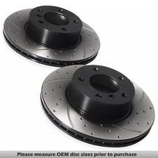 FRONT DRILLED GROOVED 300MM