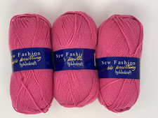 3x 100g Woolcraft New Fashion