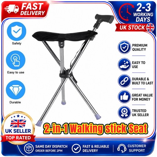 Aluminium walking stick - aluminium, with