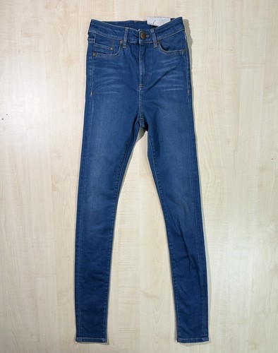 Topshop leigh high waist - topshop, blue