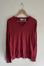 Lacoste V-Neck Dark Pink 100%