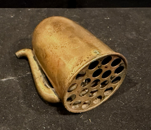 Antique brass ear trumpet - ear,