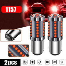 2x 1157 LED Strobe Red Bright
