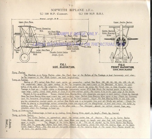 Sopwith camel 2f1 pilots - sopwith,