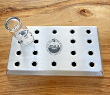 Amstel Metal Drip Tray with Separate Inner Base (Stainless Steel) 41 cm x 23cm