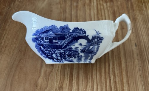 Olde alton ware blue and - olde, ware.