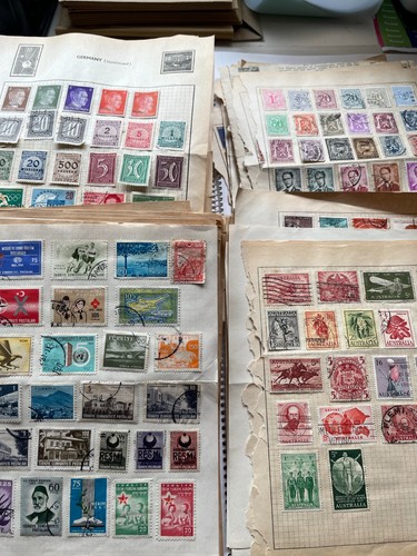 World postage stamps - stamps, on
