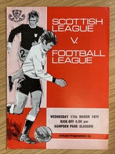 Scottish League v Football