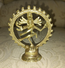 Small vintage brass hindu - small,