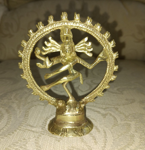 Small vintage brass hindu - vintage,