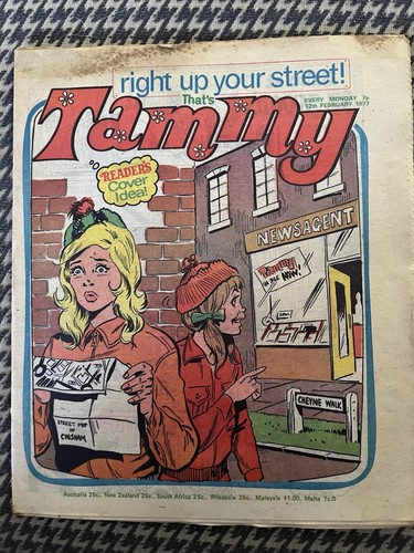 Tammy comic 12th february 1977 - comic,