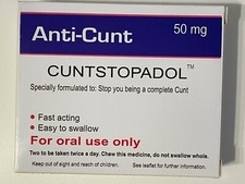 ANTI-C*NT PILLS BOX Prank