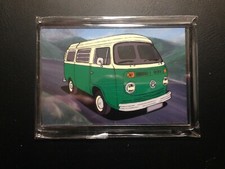 White / green VW Volkswagen