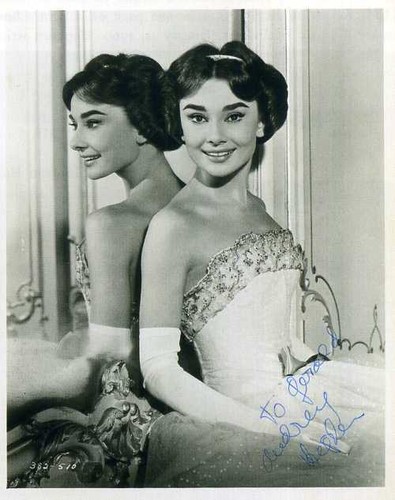 Audrey hepburn signed - hepburn,