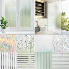Reeded Frosted Window Film-Bubble Free Self Adhesive Etched Privacy Glass Vinyl
