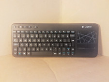 Logitech K400r Wireless Touch Keyboard,  Black, Used; Missing Reciever