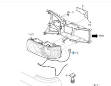 DAF XF105 Headlamp Loom