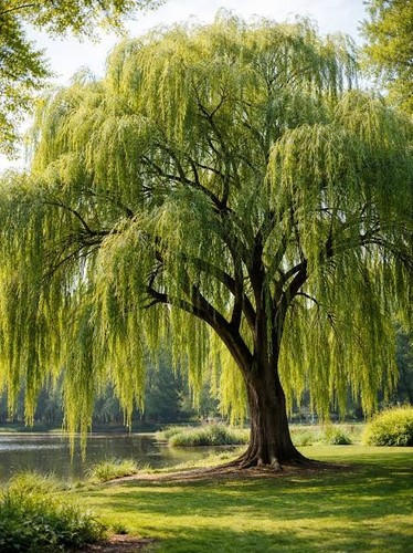 Babylonian salix weeping - babylonian, (weeping